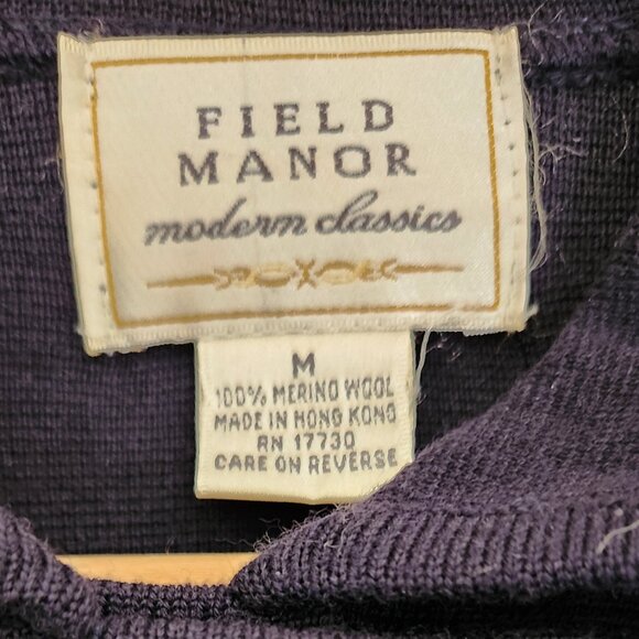 Field Manor double-breasted cardigan, Merino wool, size M - Picture 4 of 5